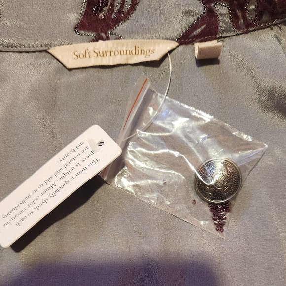 SOFT Surroundings NEWT  coat size L - Picture 9 of 11